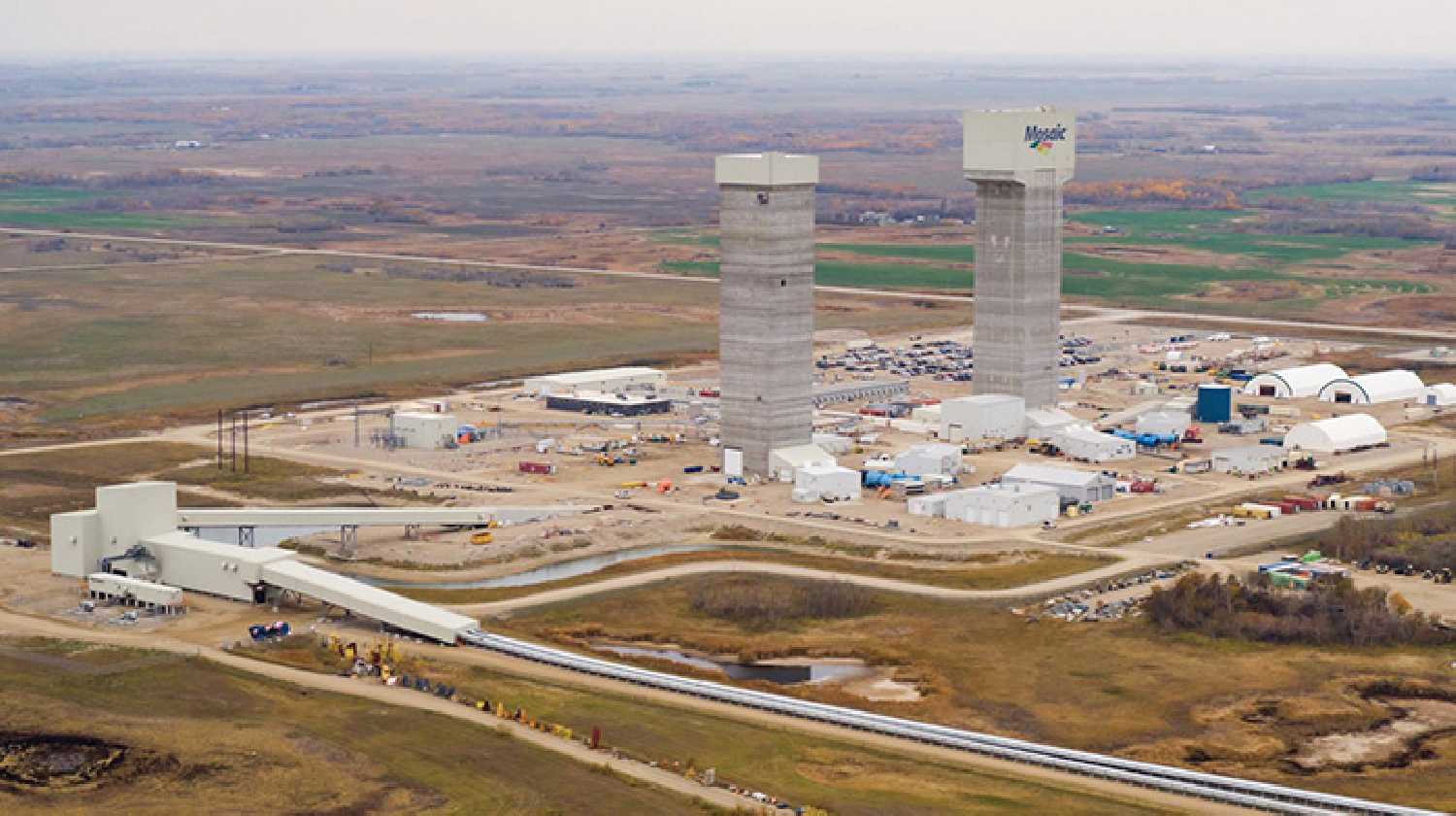 Mosaic�s K3 site at Esterhazy, where one employee lost his life. 